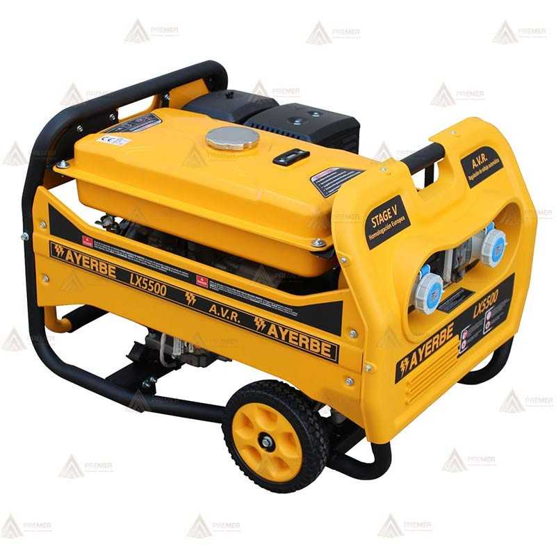 Generador eléctrico a gasolina 4T (230V 5.500W)