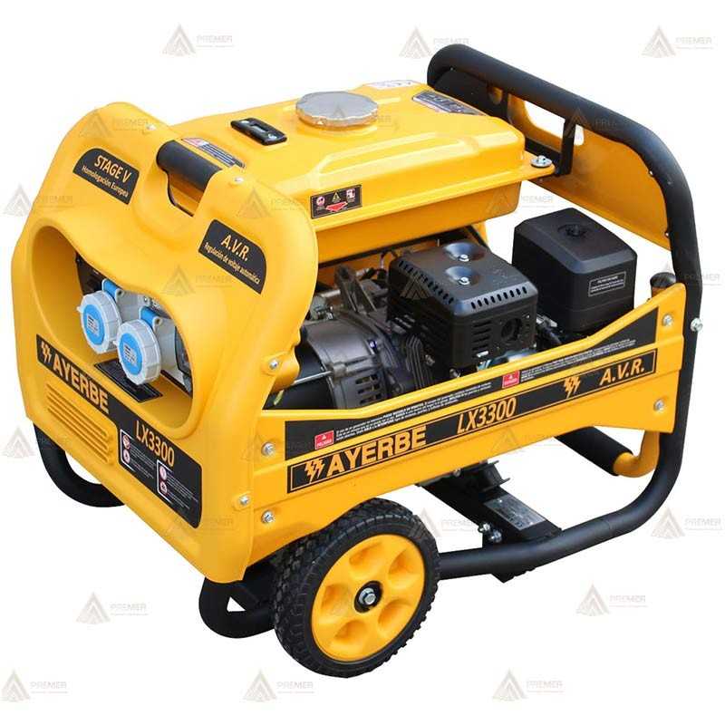 Generador eléctrico a gasolina 4T (230V 3.300W)