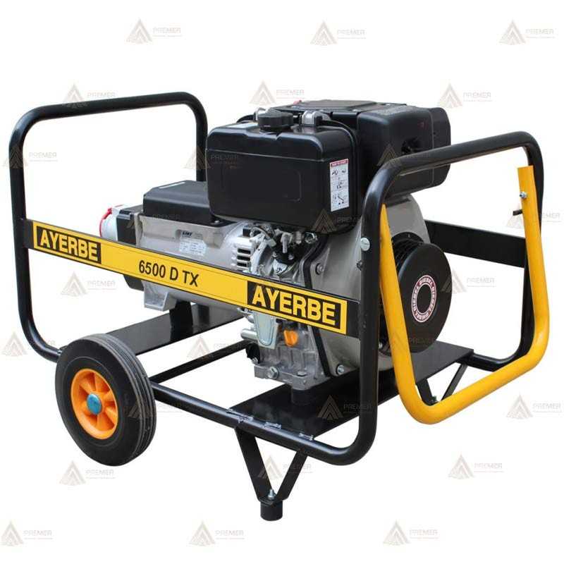 Grupo electrógeno trifásico diésel con motor Yanmar 6,5KVA /400V & 4 KBA/230V