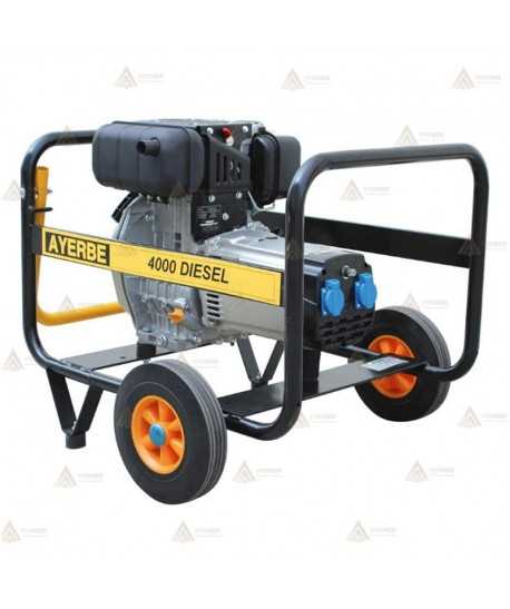 Grupo electrógeno monofásico con motor diésel (5KVA/4.100 W)