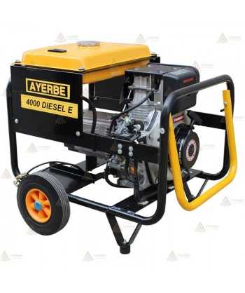 Grupo electrógeno monofásico con motor diésel (5KVA / 4.100 W) con arranque eléctrico
