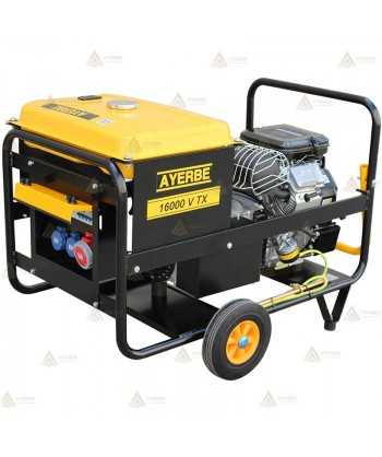Grupo electrógeno trifásico a gasolina (400V/230V 16 KVA / 12.800W)