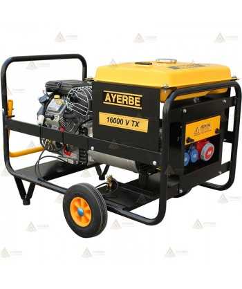 Grupo electrógeno trifásico a gasolina (400V/230V 16 KVA / 12.800W)