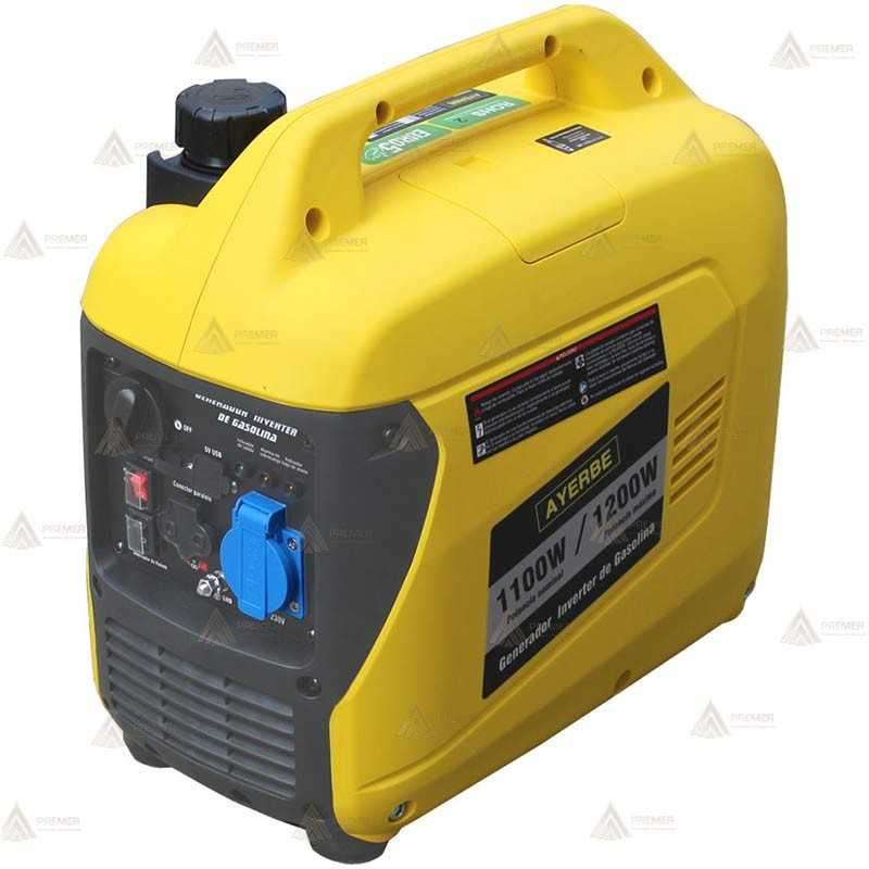 Grupo electrógeno monofásico a gasolina (1,200W)