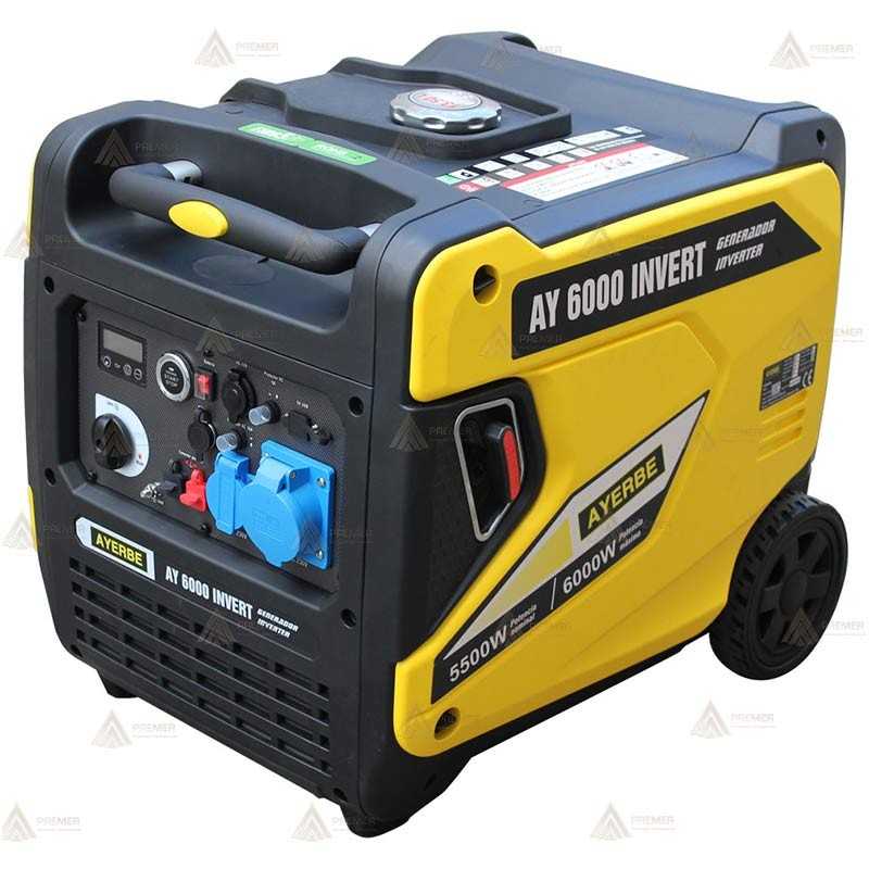 Grupo electrógeno monofásico inverter a gasolina (6.000W)