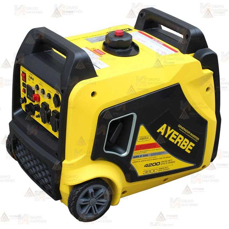 Grupo electrógeno monofásico e inverter a gasolina (4.000W)