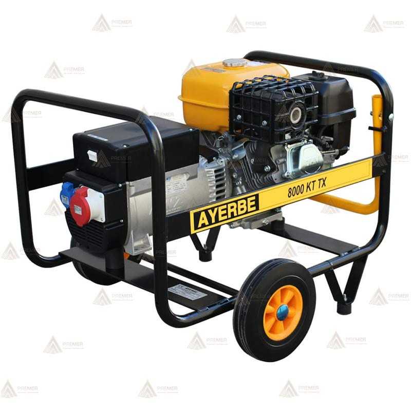 Grupo electrógeno trifásico a gasolina (8 KVA / 6.400W)
