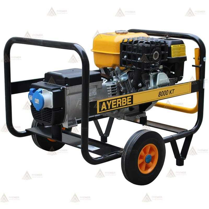 Grupo electrógeno monofásico a gasolina (8 KVA / 6.400W)