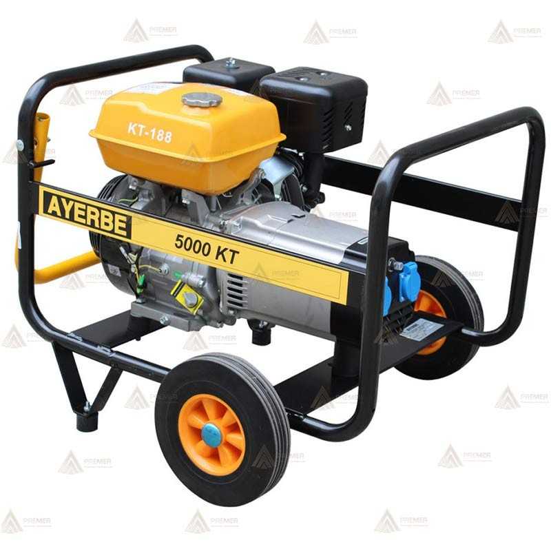 Grupo electrógeno monofásico a gasolina (220 V / 5 KVA/4.200W)