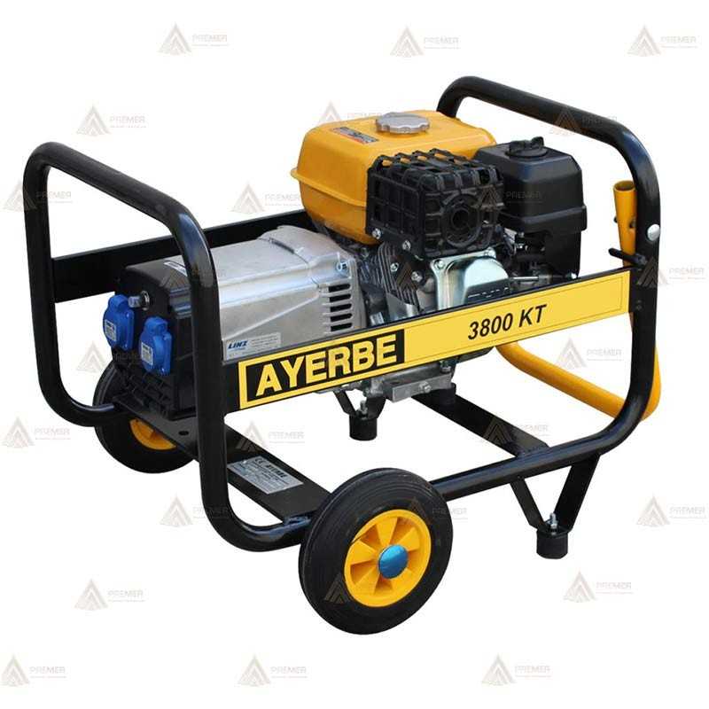 Grupo electrógeno monofásico a gasolina (3,8 KVA/3.000W)