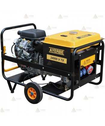Grupo electrógeno trifásico a gasolina (400V/230V 24 KVA/19.200W)
