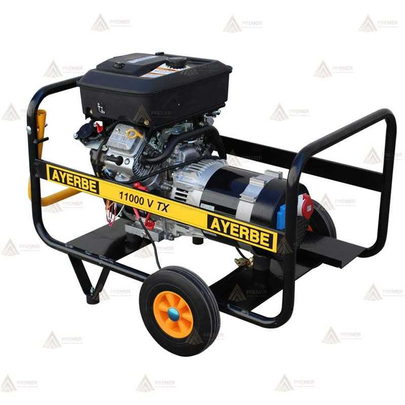 Grupo electrógeno trifásico a gasolina con arranque eléctrico (10 KVA / 8.000W)