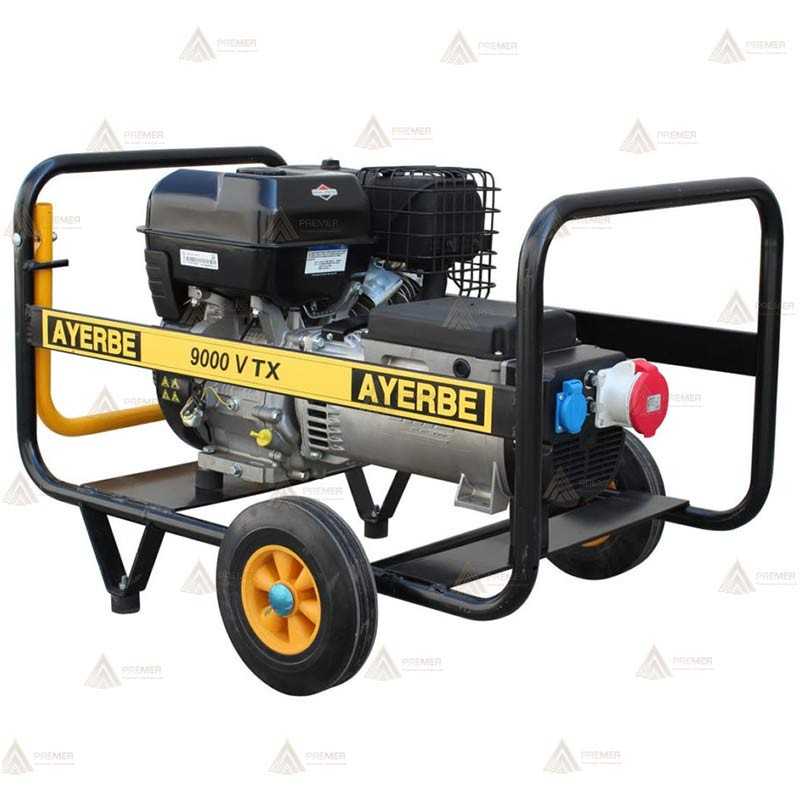 Grupo electrógeno trifásico a gasolina (9 KVA / 4 KVA / 7.200W)