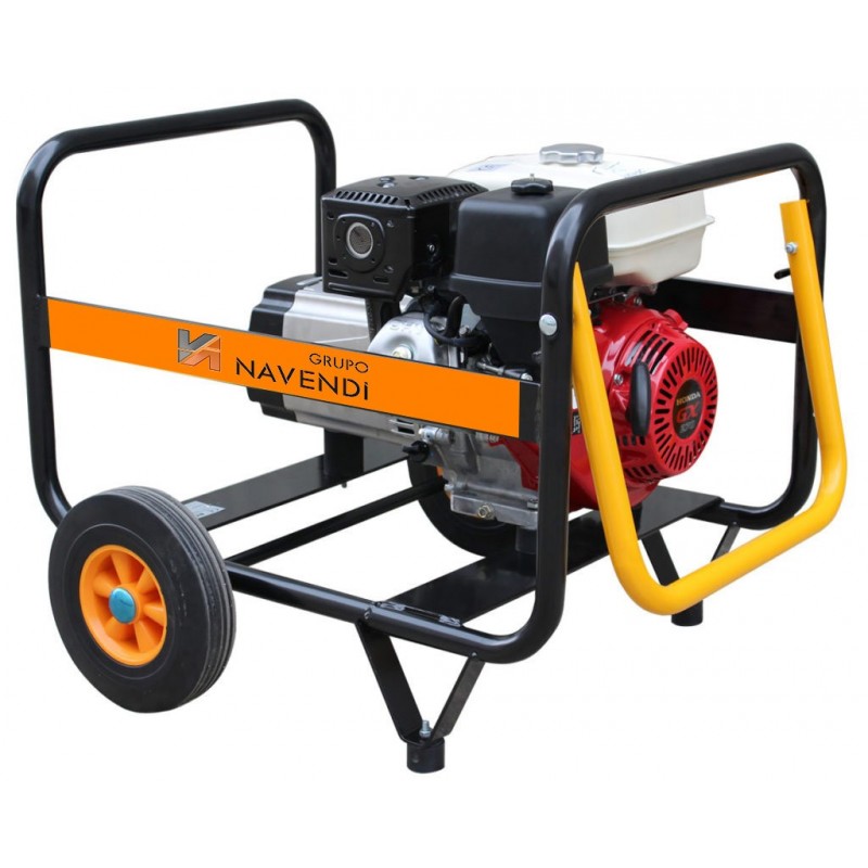 Grupo electrógeno monofásico Honda a gasolina con arranque eléctrico (5 KVA / 4.200W)