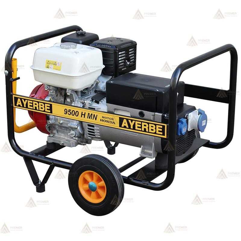 Grupo electrógeno monofásico Honda a gasolina (9,5 KVA / 7.000W)