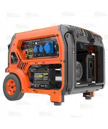 Generador eléctrico profesional a gasolina 4T (230V / 7.000W)