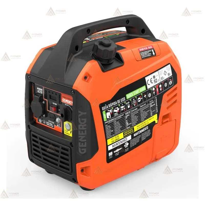 Generador monofásico Inverter profesional a gasolina 4T (1.700W)