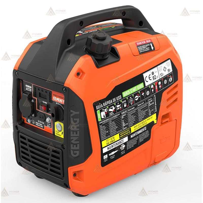 Generador monofásico Inverter a gasolina 4T (2.000W) con control remoto
