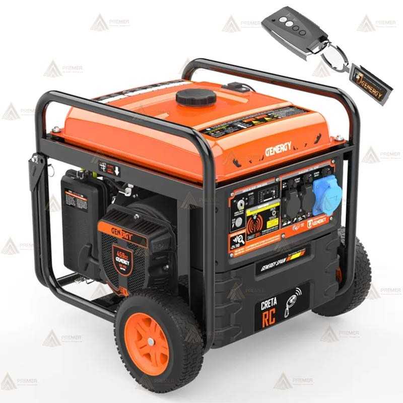 Generador monofásico Inverter a gasolina 4T (7.500W) con control remoto
