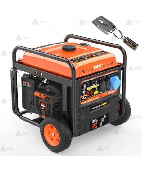 Generador monofásico Inverter a gasolina 4T (7.500W) con control remoto