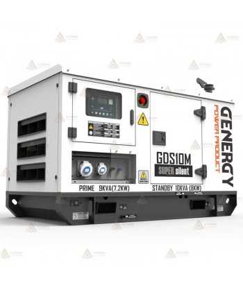Grupo electrógeno diésel monofásico (10 KVA / 8.000W) Insonorizado