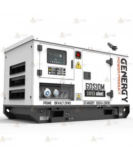 Grupo electrógeno diésel monofásico (10 KVA / 8.000W) Insonorizado