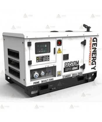 Grupo electrógeno diésel monofásico (10 KVA / 8.000W) Insonorizado