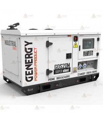 Grupo electrógeno diésel monofásico (20 KVA / 16.000W) Insonorizado