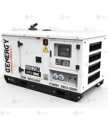 Grupo electrógeno diésel monofásico (20 KVA / 16.000W) Insonorizado