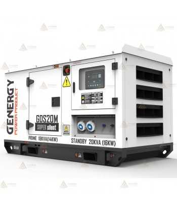Grupo electrógeno diésel monofásico (20 KVA / 16.000W) Insonorizado