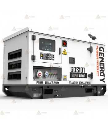 Grupo electrógeno diésel trifásico (10 KVA / 8.000W) Insonorizado