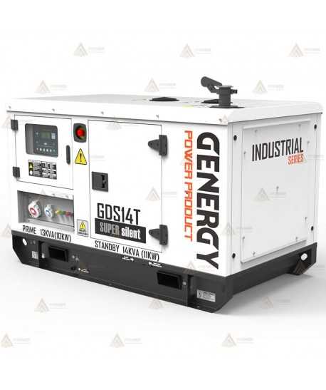 Grupo electrógeno diésel trifásico (14 KVA / 11.000W) Insonorizado