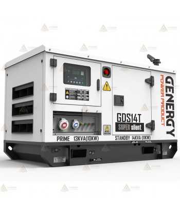 Grupo electrógeno diésel trifásico (14 KVA / 11.000W) Insonorizado