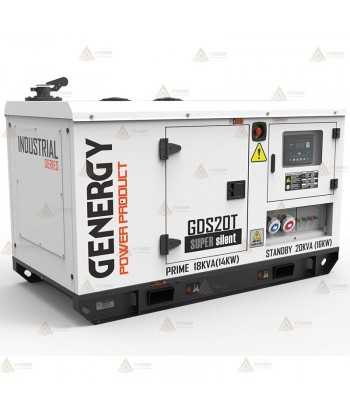 Grupo electrógeno diésel trifásico (18 KVA / 14.400W) Insonorizado