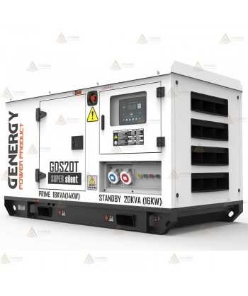 Grupo electrógeno diésel trifásico (20 KVA / 16.000W) Insonorizado