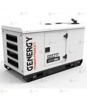 Grupo electrógeno diésel trifásico (27 KVA / 22.000W) Insonorizado