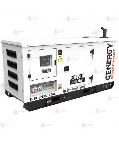 Grupo electrógeno diésel trifásico (69 KVA / 45.000W) Insonorizado