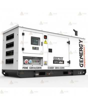Grupo electrógeno diésel trifásico (69 KVA / 45.000W) Insonorizado