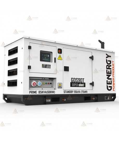 Grupo electrógeno diésel trifásico (94 KVA / 75.000W) Insonorizado