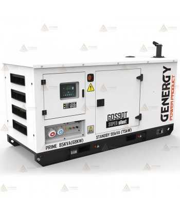 Grupo electrógeno diésel trifásico (94 KVA / 75.000W) Insonorizado