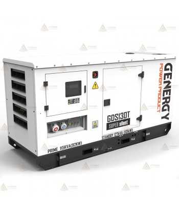 Grupo electrógeno diésel trifásico (127 KVA / 101 KW) Insonorizado