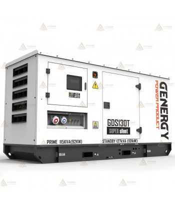 Grupo electrógeno diésel trifásico (127 KVA / 101 KW) Insonorizado