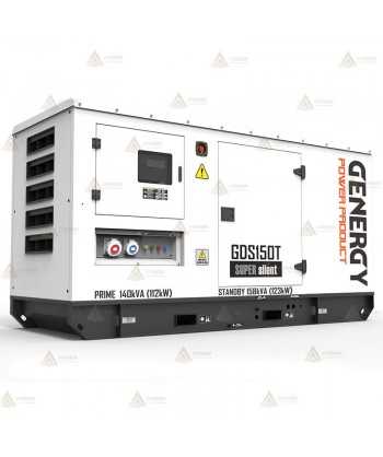 Grupo electrógeno diésel trifásico (158 KVA / 123 KW) Insonorizado