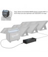Cargador de la batería de la estación de energía GZE-2020R desde panel solar