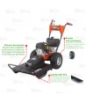 Desbrozadora de cuchillas con motor Briggs Stratton de 14,5 HP