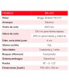 Desbrozadora con motor a gasolina Briggs Stratton de 14,5 HP