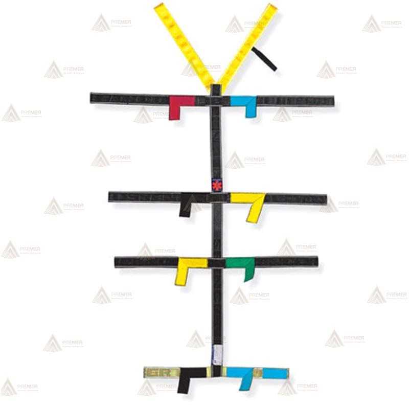 Araña de inmovilización Rock Straps para tablero espinal
