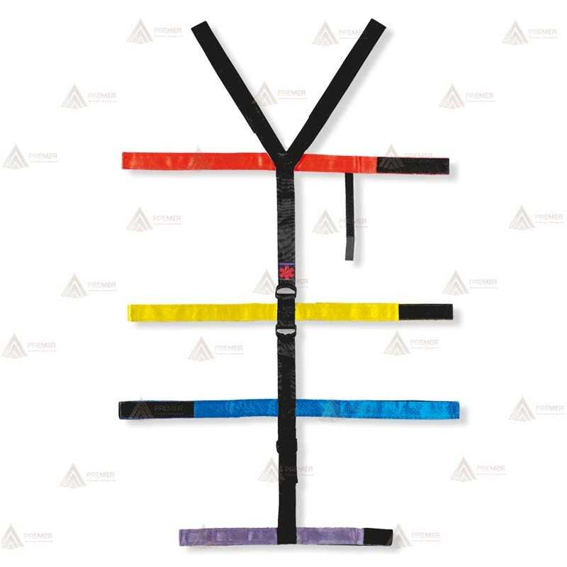 Araña de inmovilización T-Straps para tableros espinales Spencer