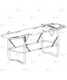 Soporte plegable para camillas de emergencias de Spencer