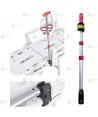 Porta suero telescópico plegable Track 4-30 de Spencer para camillas